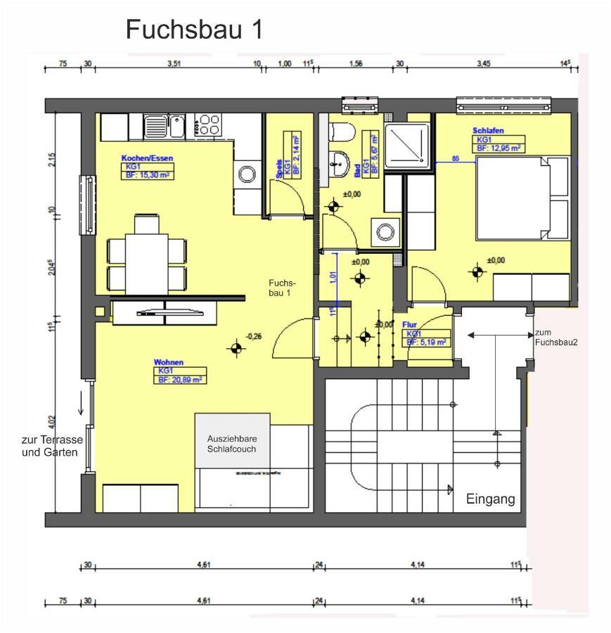 Appartamento Zum Fuchsbau Hettstadt Esterno foto